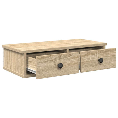 Scaffale a Parete con Cassetti Sonoma 60x28x15 cm in Truciolato | homemem39