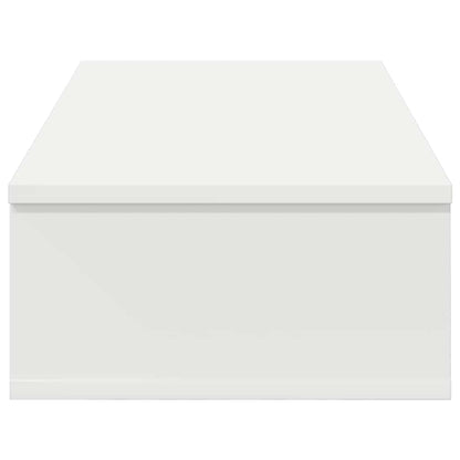Scaffale a Parete con Cassetti Bianco 80x34x17 cm in Truciolato | homemem39