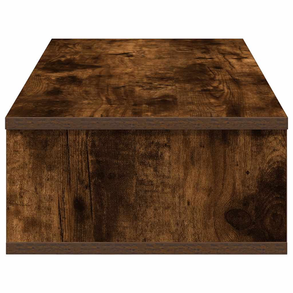 Scaffale a Parete con Cassetti Fumo 80x31x17 cm in Truciolato | homemem39