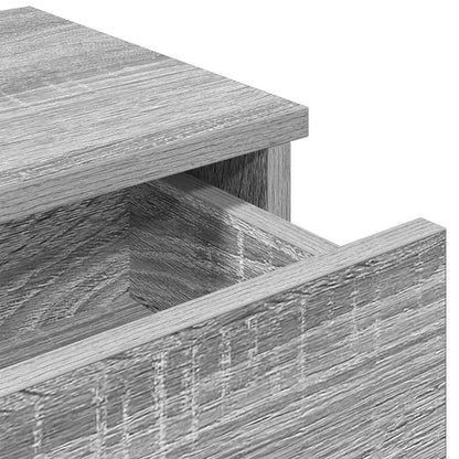 Scaffale a Parete con Cassetti Grigio 100x37,5x19 cm Truciolato | homemem39