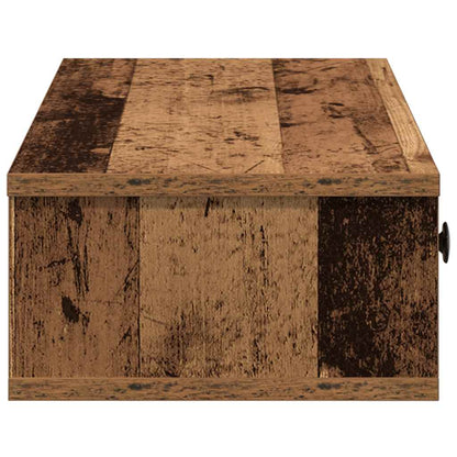 Scaffale a Parete con Cassetti Antico 100x37,5x19 cm Truciolato | homemem39