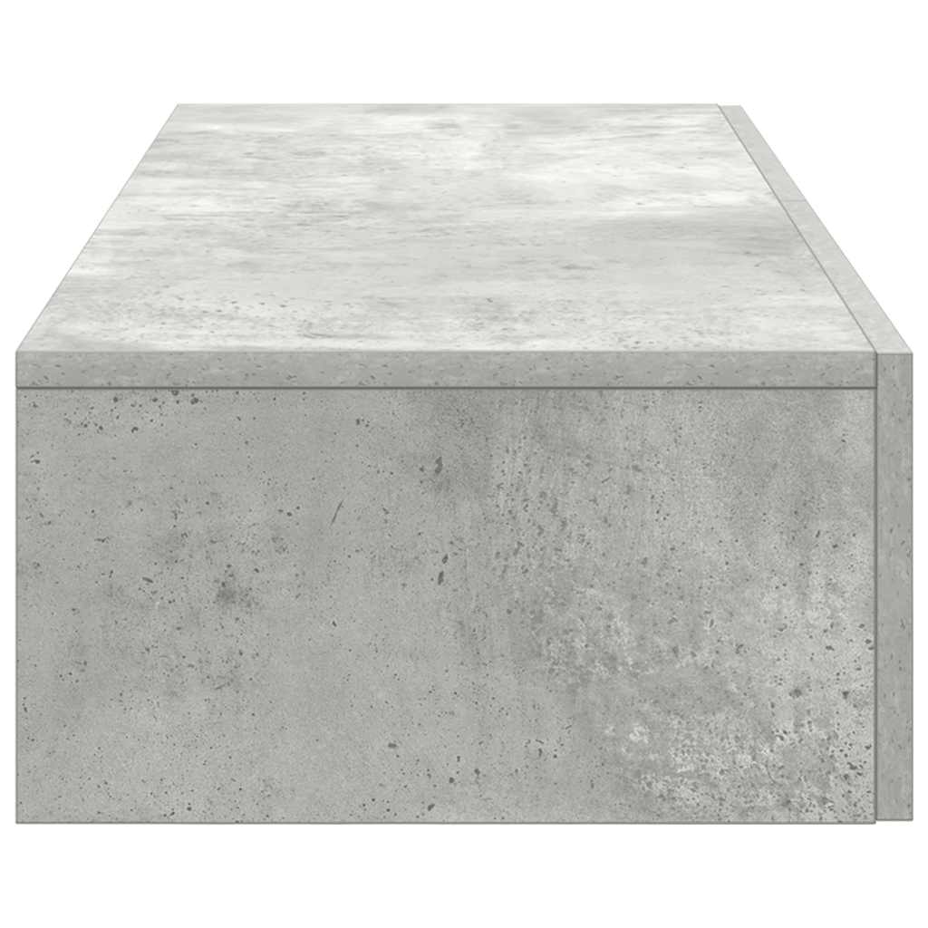 Scaffale a Parete con Cassetti Grigio 60x26,5x15 cm Truciolato | homemem39