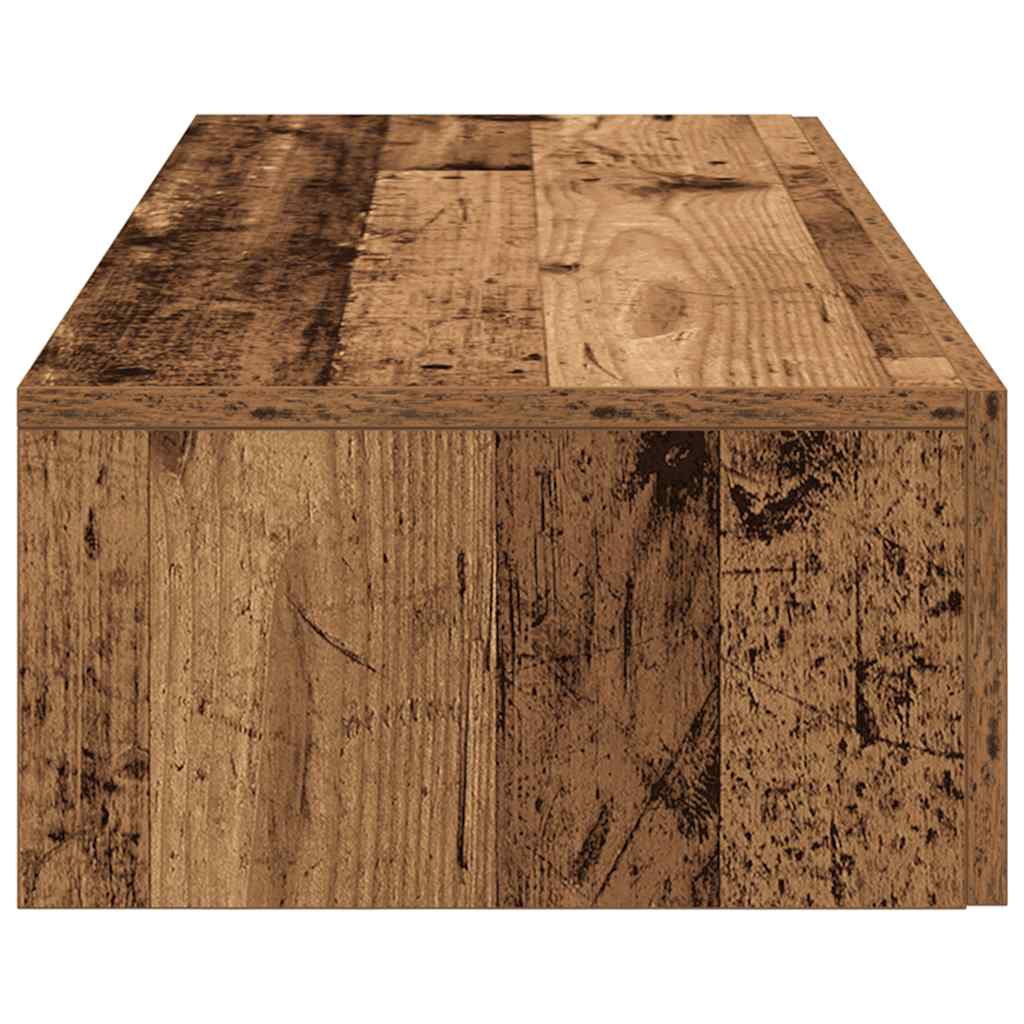 Scaffale a Parete con Cassetti Antico 60x26,5x15 cm Truciolato | homemem39