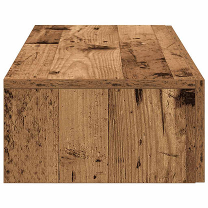 Scaffale a Parete con Cassetti Antico 80x33x17 cm in Truciolato | homemem39