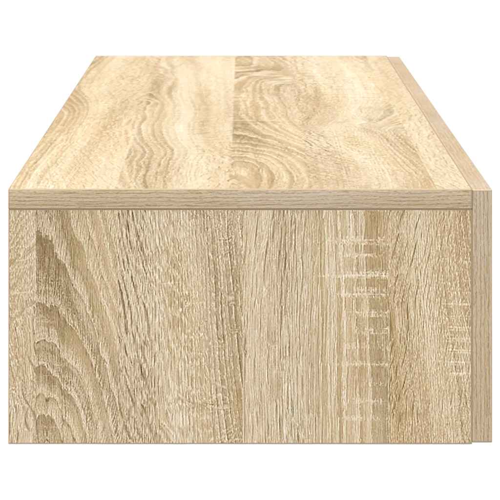 Scaffale a Parete con Cassetti Sonoma 100x36x19cm in Truciolato | homemem39