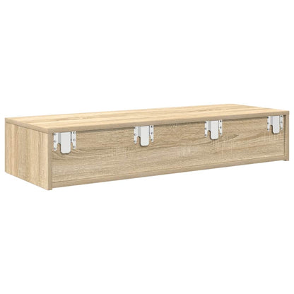 Scaffale a Parete con Cassetti Sonoma 100x36x19cm in Truciolato | homemem39