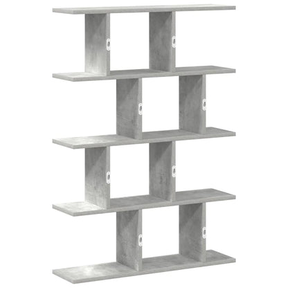Mensola a Cubo da Muro 12 Scomparti Truciolato Grigio Cemento | homemem39