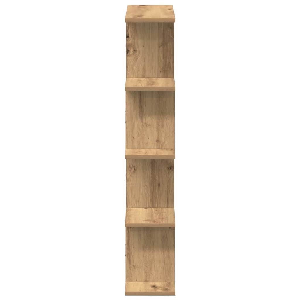 Mensola a Muro Cubo 12 Scomparti Truciolato Rovere Artigianale | homemem39