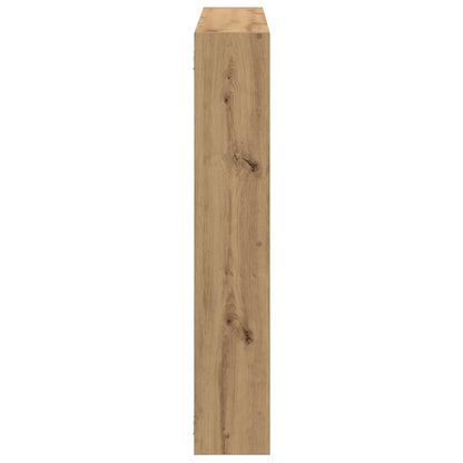 Scaffale Cubo Parete 7 Scomparti Truciolato Rovere Artigianale | homemem39