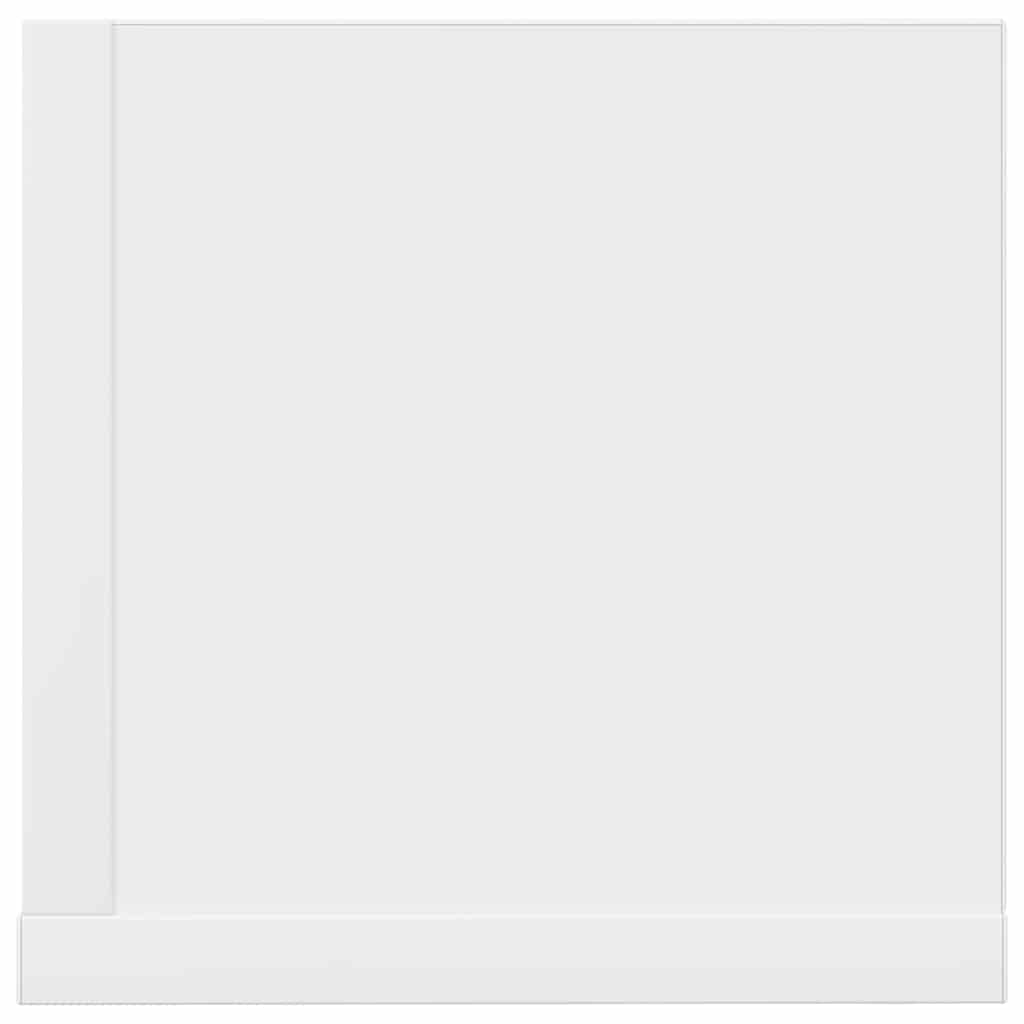 Mensole a Muro 2 pz Bianche 75x16,5x16,5 cm in Truciolato | homemem39