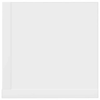 Mensole a Muro 2 pz Bianche 75x16,5x16,5 cm in Truciolato | homemem39