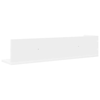 Mensole a Muro 2 pz Bianche 75x16,5x16,5 cm in Truciolato | homemem39