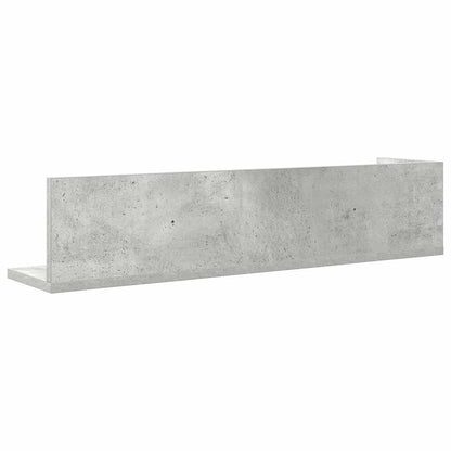 Mensole a Muro 2pz Grigio Cemento 75x16,5x16,5 cm in Truciolato | homemem39