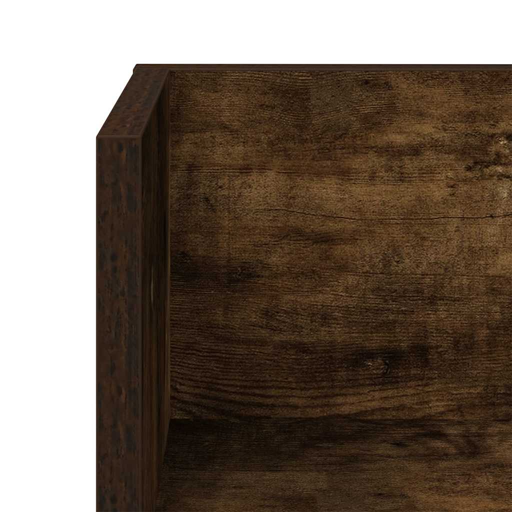 Mensole da Parete 2pz Rovere Fumo 75x16,5x16,5 cm in Truciolato | homemem39