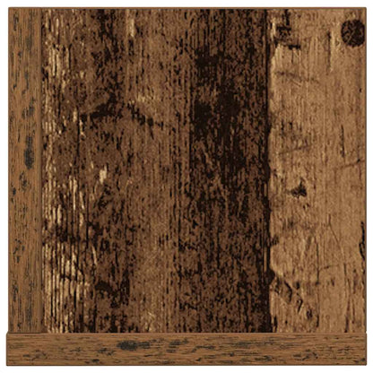 Mensole da Parete 2pz Legno Vecchio 75x16,5x16,5 cm Truciolato | homemem39