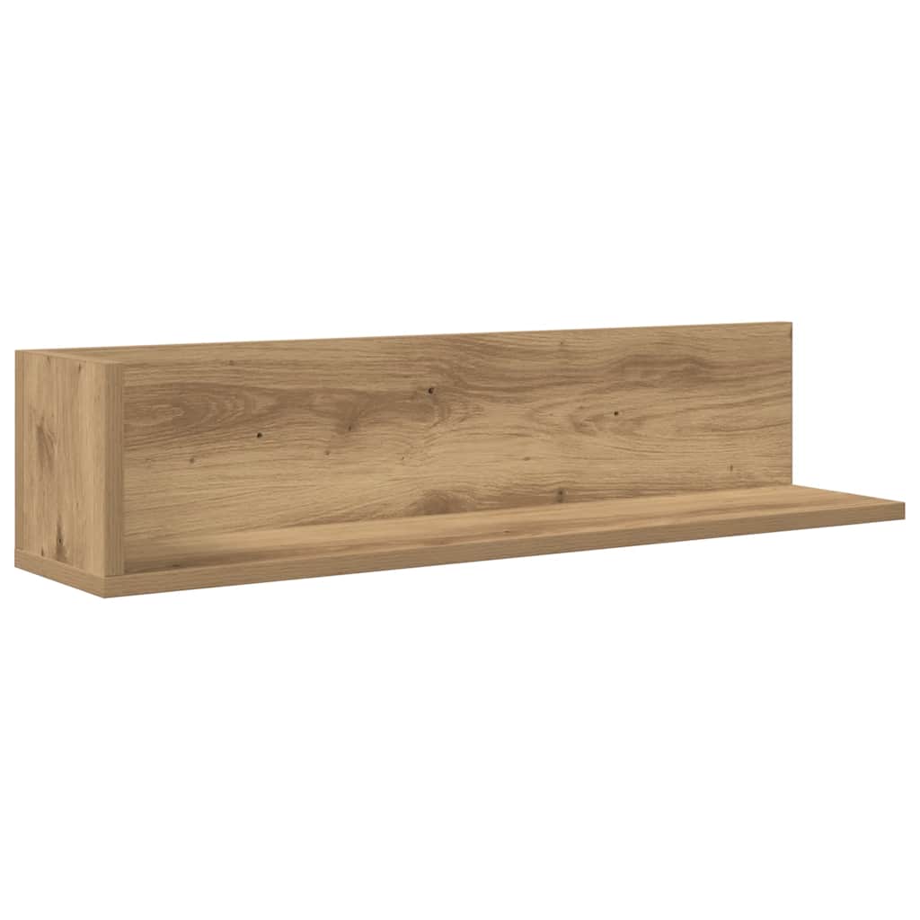 Mensole da Parete 2 pz Artigianale 75x16,5x16,5cm in Truciolato | homemem39