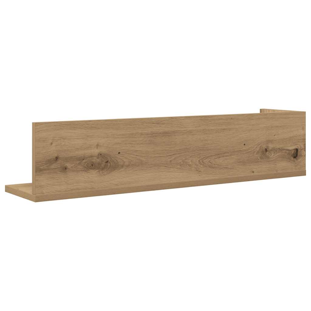 Mensole da Parete 2 pz Artigianale 75x16,5x16,5cm in Truciolato | homemem39