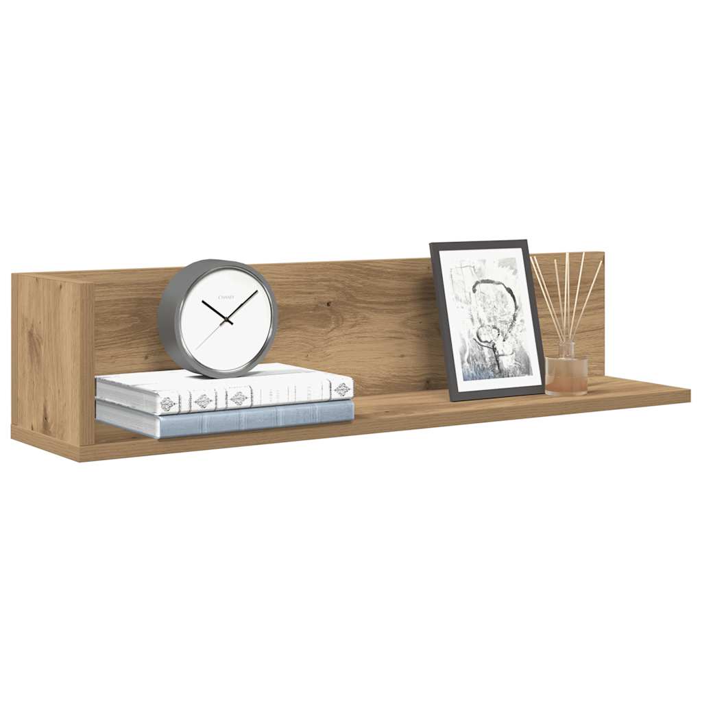 Mensole da Parete 2 pz Artigianale 75x16,5x16,5cm in Truciolato | homemem39