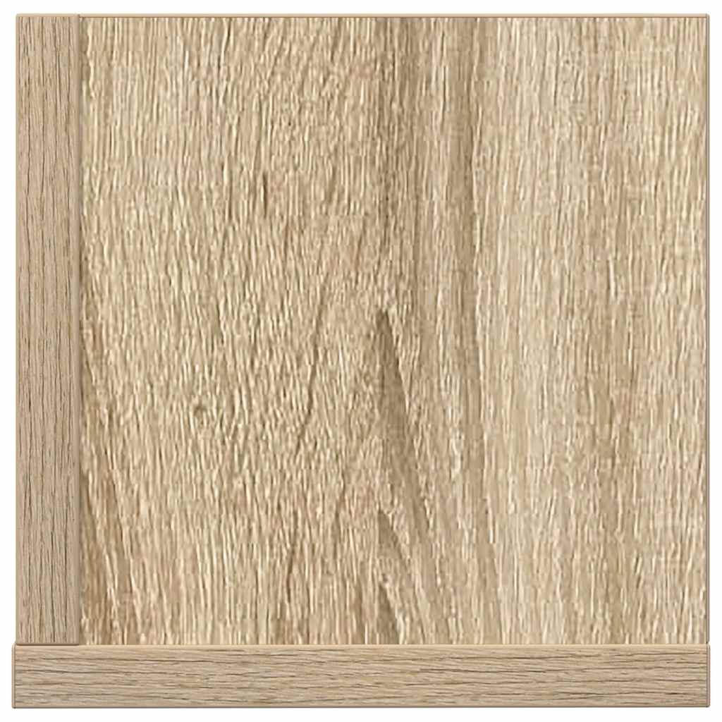 Mensole Parete 2pz Rovere Sonoma 100x16,5x16,5 cm in Truciolato | homemem39