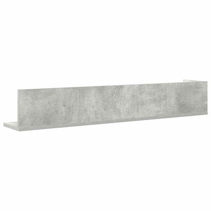 Mensole a Muro 2pz Grigio Cemento 100x16,5x16,5cm in Truciolato | homemem39