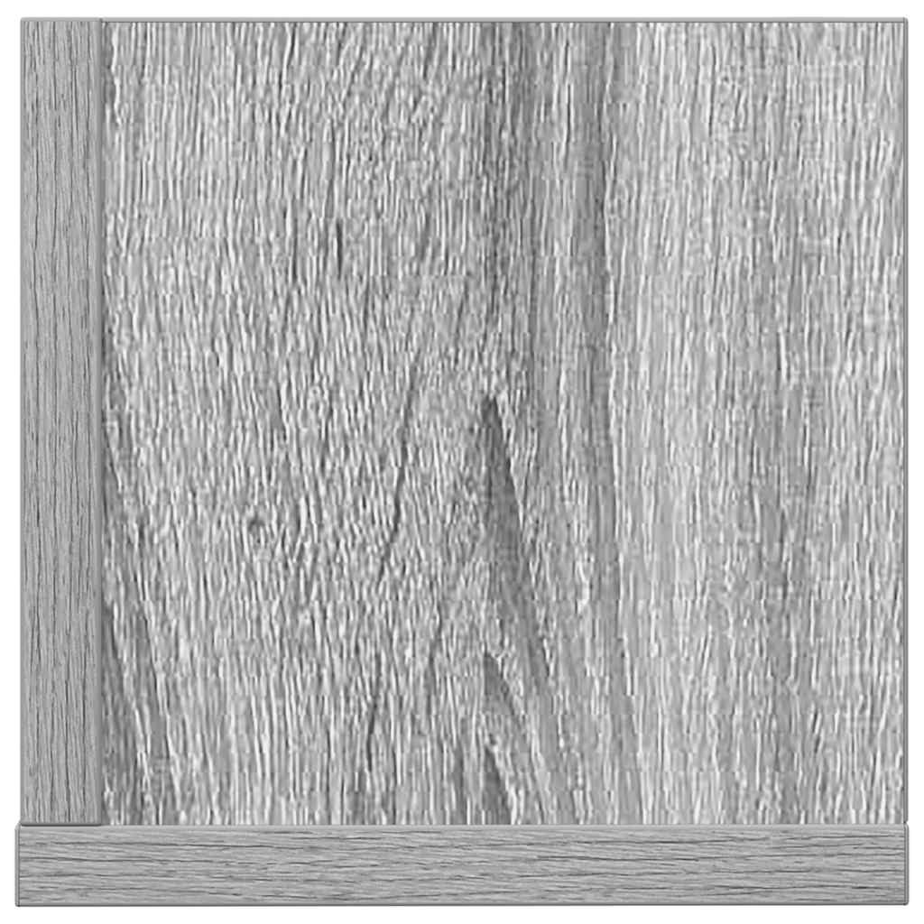 Mensole Parete 2pz Grigio Sonoma 100x16,5x16,5 cm in Truciolato | homemem39