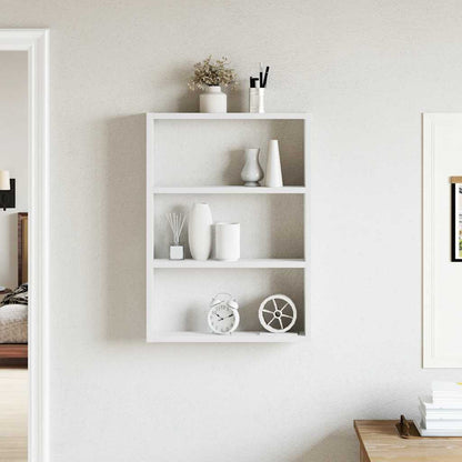 Scaffale a Parete Bianco 43x9x60 cm in Legno Multistrato | homemem39