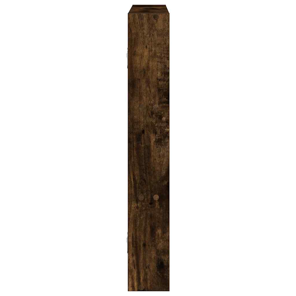 Mensola a Muro Rovere Fumo 43x9x60 cm in Truciolato | homemem39