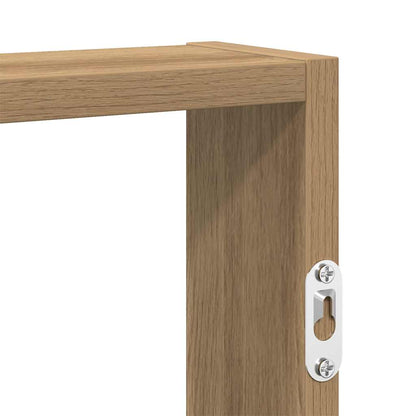 Scaffale a Parete Rovere Artigianale 43x9x60 cm Truciolato | homemem39