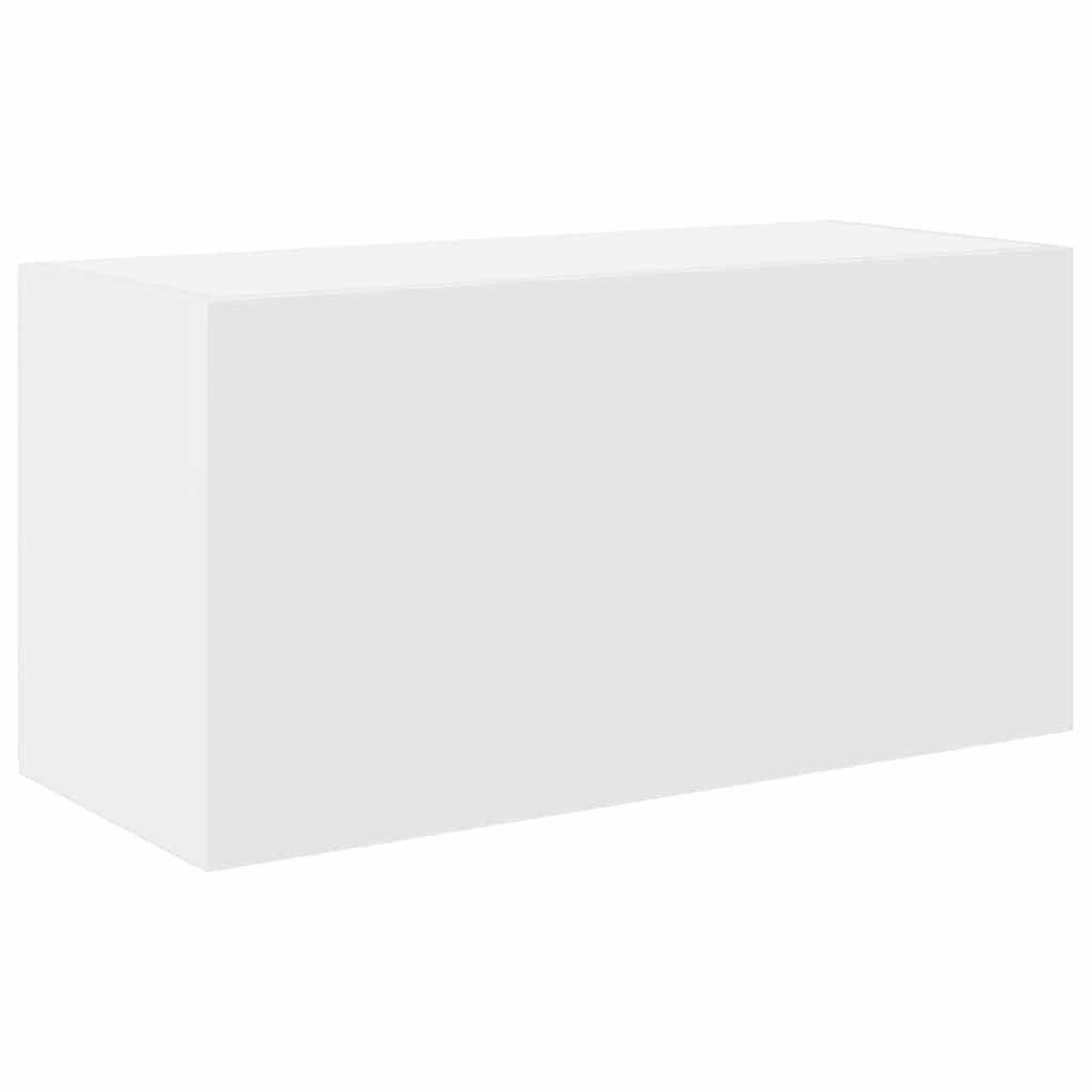 Mobile da Bagno a Parete Bianco 60x25x30cm in Legno Multistrato