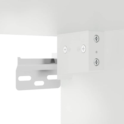 Mobile da Bagno a Parete Bianco 60x25x30cm in Legno Multistrato