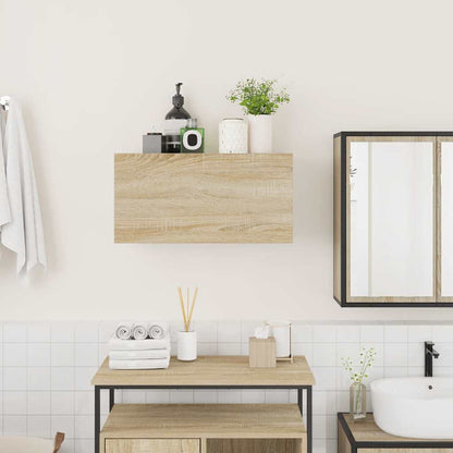 Mobile da Bagno Rovere Sonoma 60x25x30 cm in Legno Multistrato | homemem39