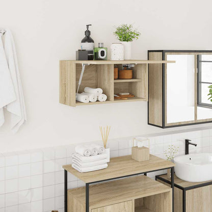 Mobile da Bagno Rovere Sonoma 60x25x30 cm in Legno Multistrato | homemem39