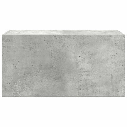 Armadietto da Bagno Grigio Cemento 60x25x30 cm in Truciolato