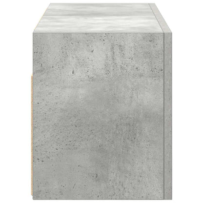 Armadietto da Bagno Grigio Cemento 60x25x30 cm in Truciolato