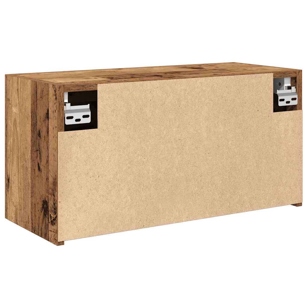 Mobile da Bagno Legno Antico 60x25x30 cm in Legno Multistrato