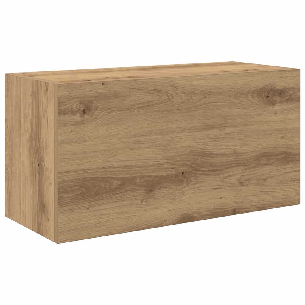Mobiletto da Bagno Rovere Artigianale 60x25x30 cm Truciolato | homemem39