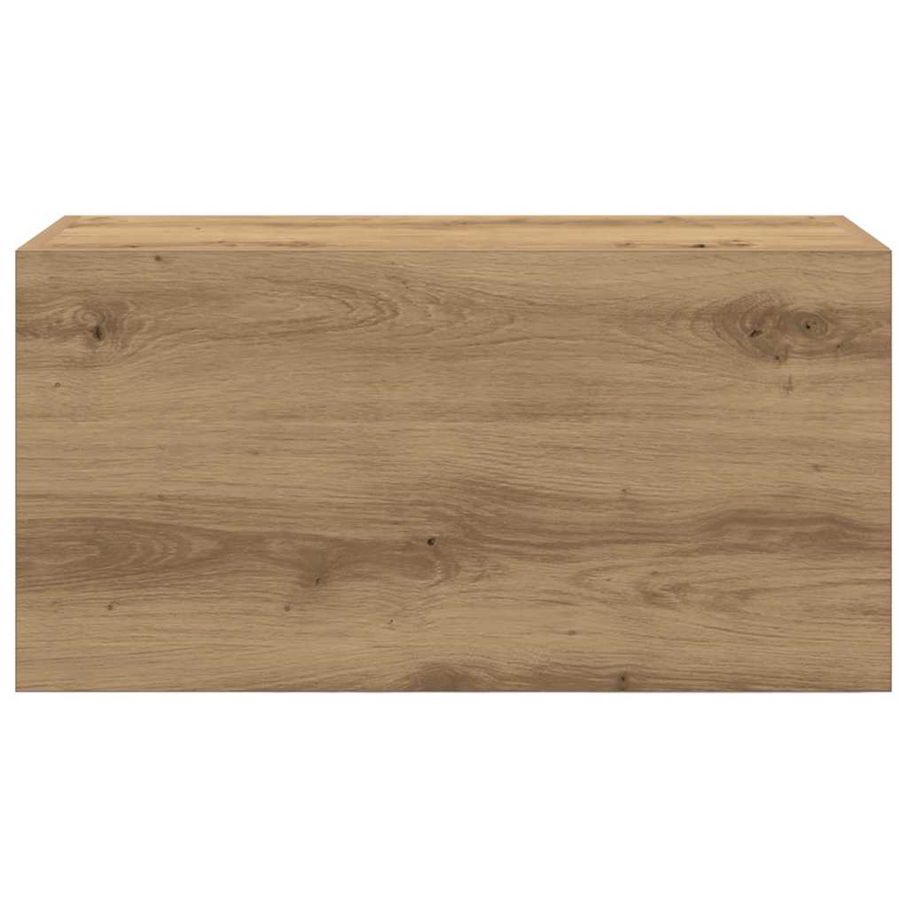 Mobiletto da Bagno Rovere Artigianale 60x25x30 cm Truciolato | homemem39