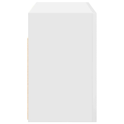 Mobile da Bagno a Parete Bianco 60x25x40cm in Legno Multistrato