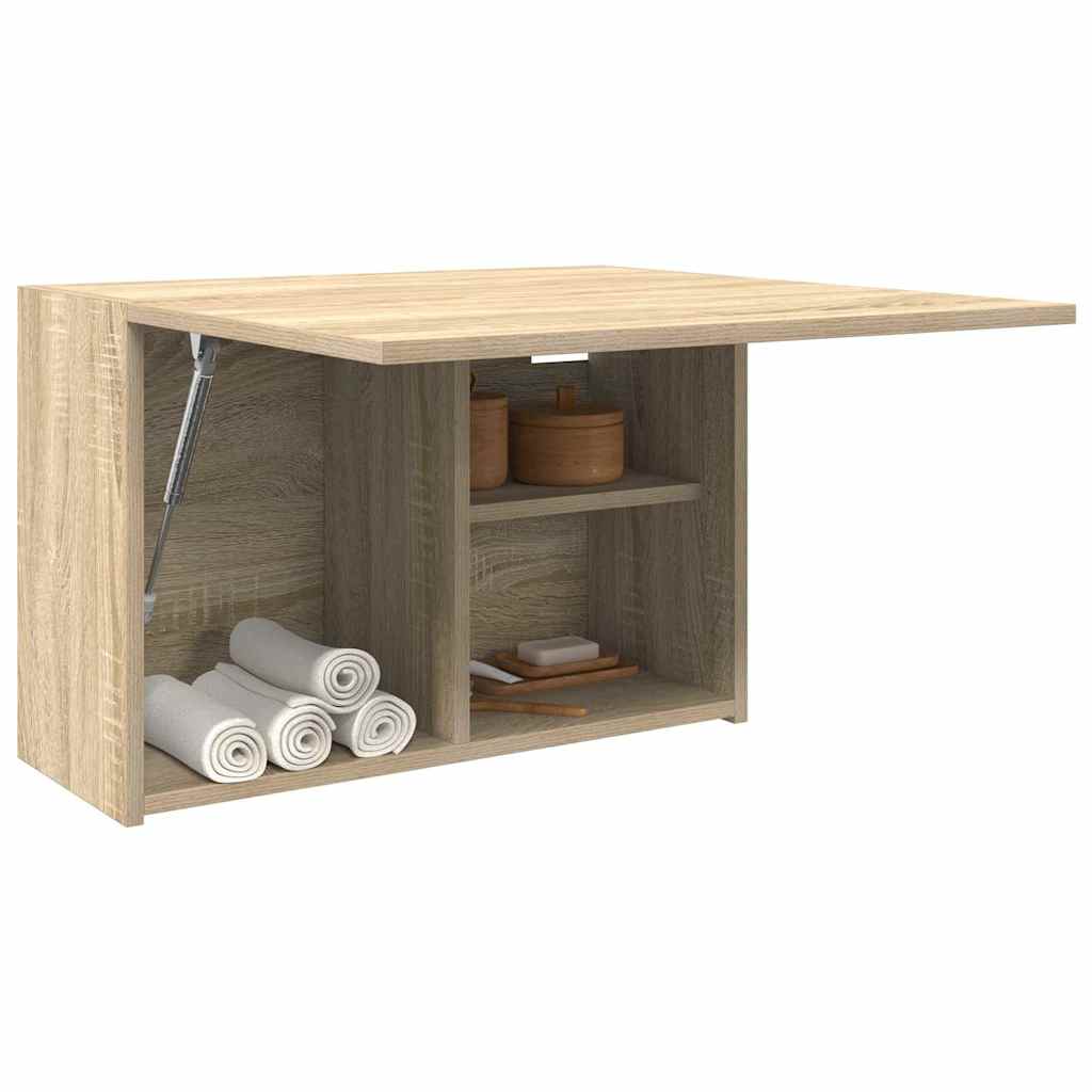 Mobile da Bagno Rovere Sonoma 60x25x40 cm in Legno Multistrato