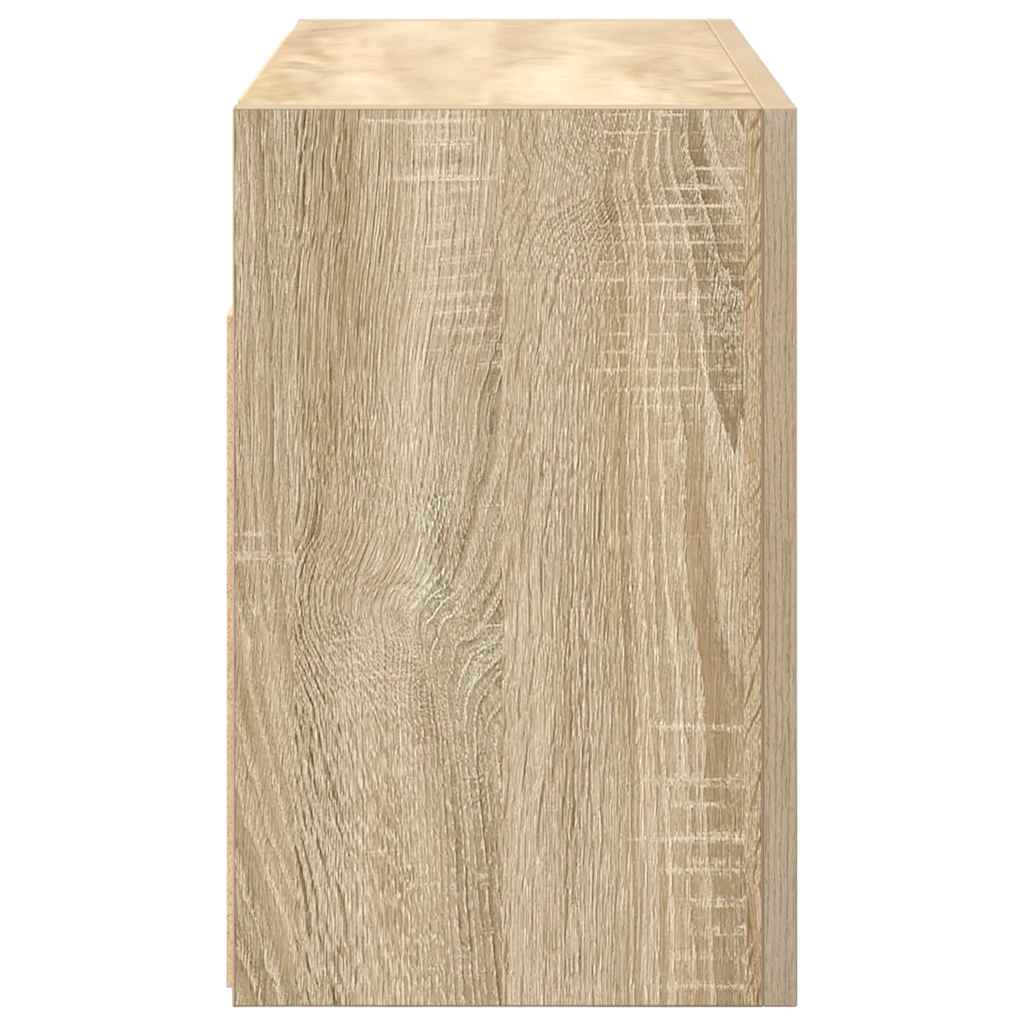 Mobile da Bagno Rovere Sonoma 60x25x40 cm in Legno Multistrato