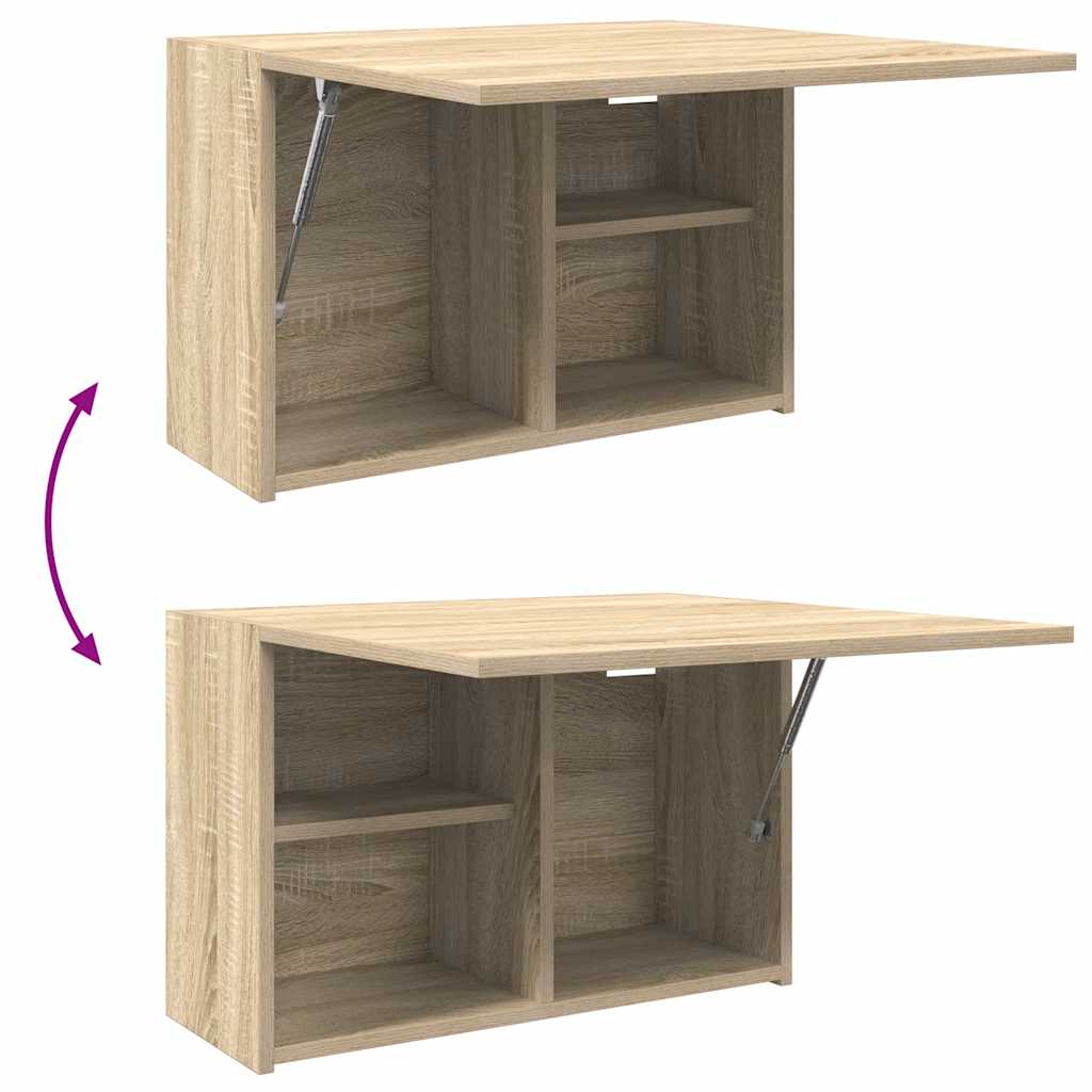 Mobile da Bagno Rovere Sonoma 60x25x40 cm in Legno Multistrato