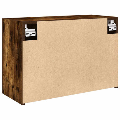 Armadietto Bagno Rovere Fumo 60x25x40 cm in Legno Multistrato