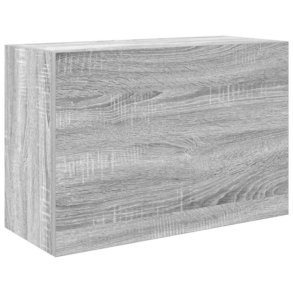 Mobile da Bagno Grigio Sonoma 60x25x40 cm in Legno Multistrato