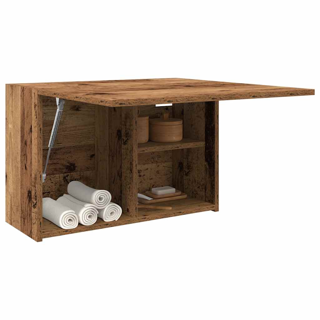 Mobile da Bagno Legno Antico 60x25x40 cm in Legno Multistrato