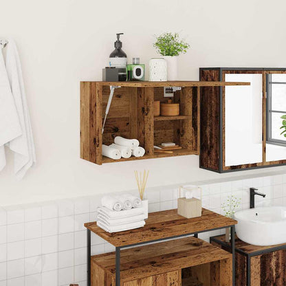 Mobile da Bagno Legno Antico 60x25x40 cm in Legno Multistrato