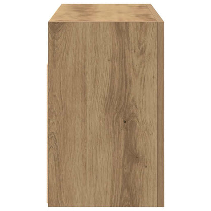 Mobiletto da Bagno Rovere Artigianale 60x25x40 cm Truciolato