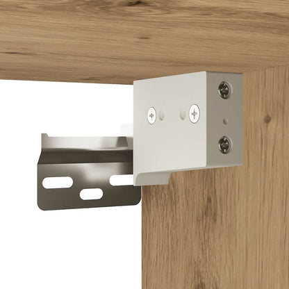 Mobiletto da Bagno Rovere Artigianale 60x25x40 cm Truciolato