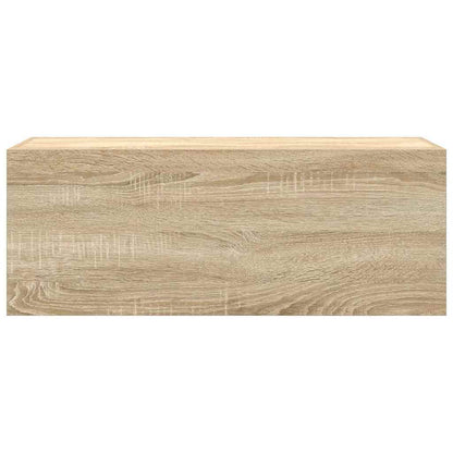 Mobile da Bagno Rovere Sonoma 80x25x30 cm in Legno Multistrato