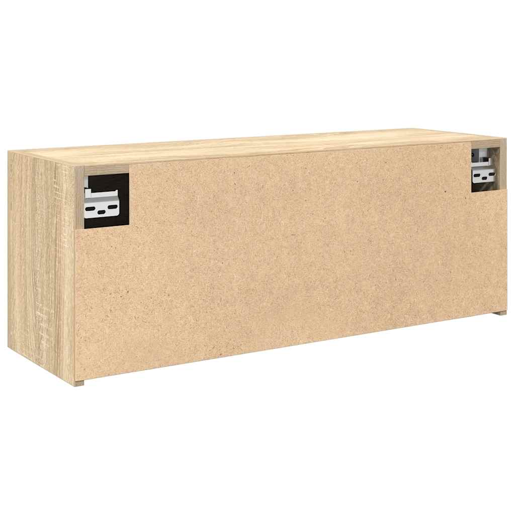 Mobile da Bagno Rovere Sonoma 80x25x30 cm in Legno Multistrato