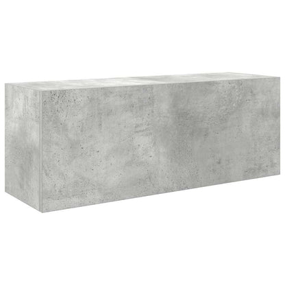 Armadietto da Bagno Grigio Cemento 80x25x30 cm in Truciolato | homemem39